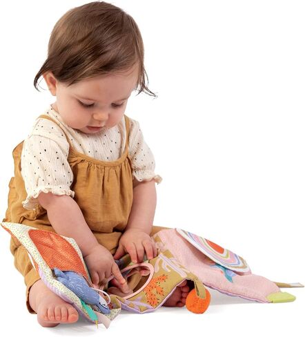 Manhattan Toy Mini-Apple Farm Soft Activity Book for Baby & Toddler in Saudi Arabia