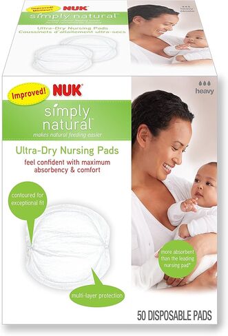 NUK Ultra Dry Disposable Nursing Pads, 50ct in Saudi Arabia