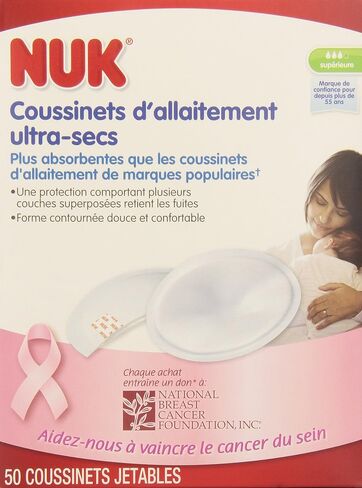NUK Ultra Dry Disposable Nursing Pads, 50ct in Saudi Arabia