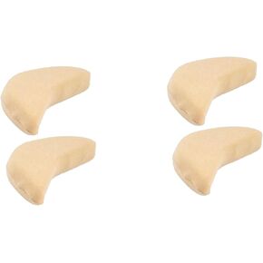 Shoe Filler, Soft Foam Shoe Toe Inserts to Make Shoes Fit Tighrer Toe Filler for Too Big Shoes Women (Black Beige)