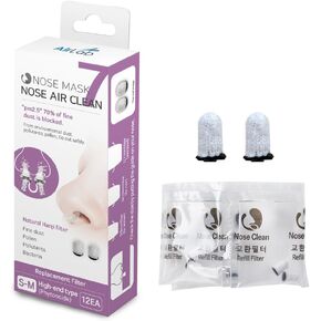 7 Nose Filter Reusable Breathable Nasal Plugs Air Filtration for Dust, Pollution, Block Cold Air (General Type, 3EA, Small) in Saudi Arabia