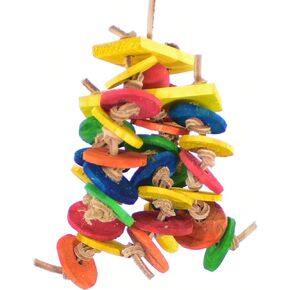 Featherland Paradise Bird Cage Toy, Bird Toys for Parrots, Parakeets, Small and Medium Birds