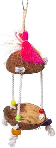 Prevue Pet Products Forage & Engage Tropical Teasers Tiki Hut Bird Toy 62188 in Saudi Arabia