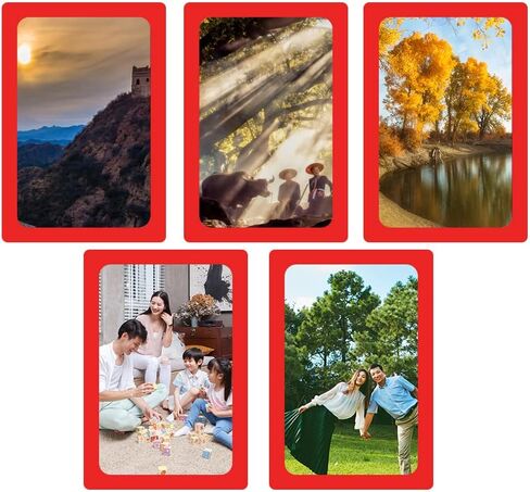 sooard Magnetic Photo Pocket Picture Frame,Holds 4 x 6 Inches Photos, 6 Pack,6 Color in Kuwait