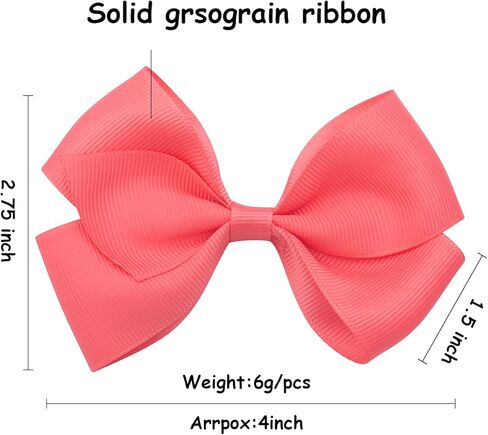 40 قطعة 4 انش مشابك ضفيرة على شكل دبابيس، مشابك شعر للبنات الصغيرات، اكسسوارات شعر للاطفال الصغار والبنات الصغار in Kuwait