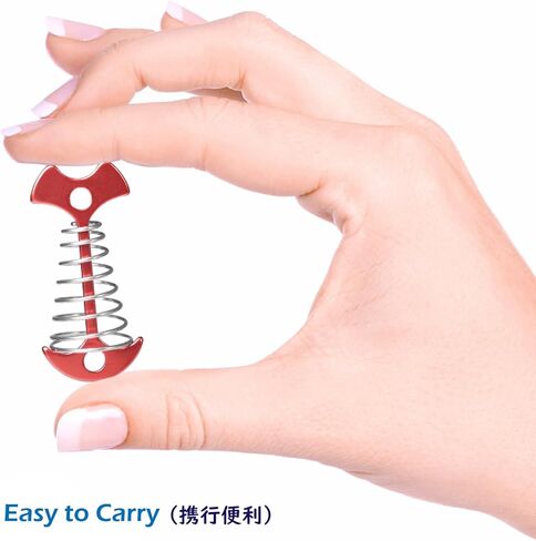 TRIWONDER 6 قطع سطح السفينة لوحة خيمة حصص الألومنيوم الربيع مرساة هيكل السمكة غيلين الحبل الضابط أوتاد خيمة مع حلقات تسلق للتخييم في الهواء الطلق المشي لمسافات طويلة in Kuwait