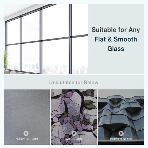 Tatub 35.4"x78" One Way Window Film Daytime Privacy Static Cling Mirror Window Tint for Home Office Door Living Room, Heat Reflective UV Blocking House Window Mirror Glass Tint, Black-Silver in Kuwait