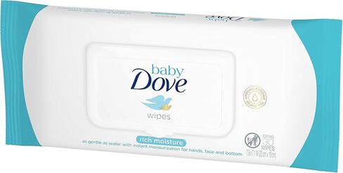 مناديل بيبي دوف، غنية بالرطوبة، 30 قطعة in Kuwait