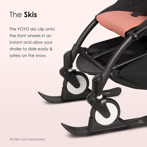 BABYZEN YOYO Skis - Allow Stroller to Slide Easily & Safely in Snow - Includes Protective Bag in Saudi Arabia