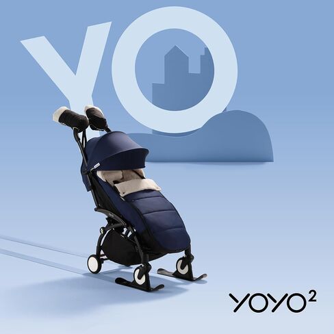 BABYZEN YOYO Skis - Allow Stroller to Slide Easily & Safely in Snow - Includes Protective Bag in Saudi Arabia