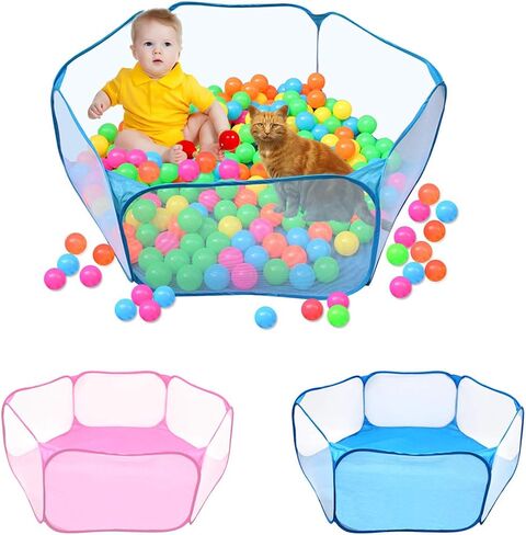 SOONHUA Small Animals Cage Tent, Pet Playpen Portable Pop Open Indoor/Outdoor Small Animal Cage Tent Fence for Hamster, hillas and Guinea-Pigs in Saudi Arabia
