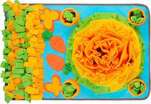 WAPYPAW Snuffle Mat For Dogs - Interactive Slow Feeding Snuffle Mat. Enrichment food puzzles toys For Pet Mental Stimulation. Snuffle Toys For Dog in Kuwait