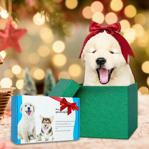 Homcolorful Dog Grooming Clippers,5 Adjustable Speeds,Dog Hair Trimmer Cordless,LED Display,Dog Grooming Kit,Dog Clippers for Thick Coats,Suitable for Dog,Cat and Other Pet in Kuwait