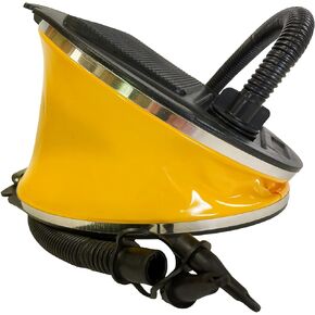 مضخة قدم منفاخ W4W - مضخة رائعة لحمام السباحة القابل للنفخ والأنبوب وسرير مرتبة الهواء تطفو على الماء وتطفو على الماء وما إلى ذلك. - فوهة قابلة للتبديل لخرطوم الأكورديون - سهلة النفخ والتفريغ in Kuwait