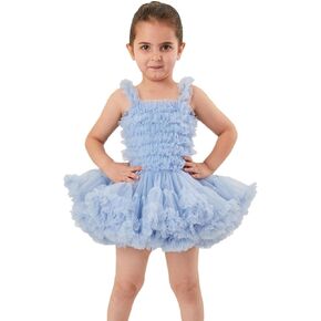 2 أرنب فتاة طفل رضيع سوبر لينة رقيق طبقات راقصة الباليه كشكش تول سموكيد باستيل أومبير توتو فستان in Kuwait