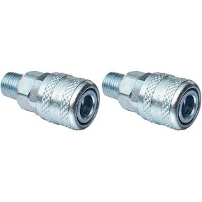Milton S-776 1/4" MNPT A Style Coupler, Silver in Kuwait