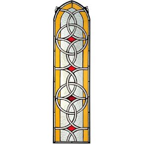 Stained Glass Panel - Bauhaus Modern Stained Glass Window Hangings - Window Treatments