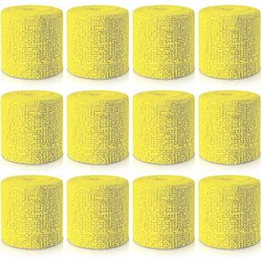 لفات من القماش الجص بطول 30 قدمًا - 181 قدمًا، وشرائط شاش ذهبية، ضمادات ملفوفة لقناع البطن المصبوب لصنع قوالب الجسم، فن المناظر الطبيعية (12 بوصة × 45 قدمًا، ذهبي) in Kuwait