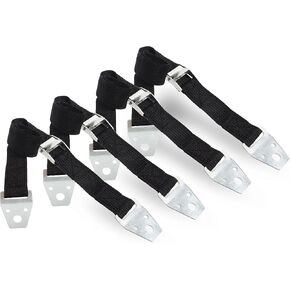Metal Anti Tip Furniture Kit, 4 Pack Silver Furniture Anchors for Baby Proofing, TV Safety Straps For Flat Screens, Earthquake Straps, Heavy Straps For TV, Child Proof Childproof Television Antitip in Saudi Arabia