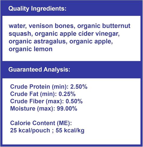 مرق العظام الثابت على الرف للحيوانات الأليفة من سمولباتش، 3 عبوات، 16 أونصة سائلة لكل كيس (إجمالي 48 أونصة سائلة)، وصفة لحم الغزال، غطاء علوي للكلاب والقطط in Kuwait