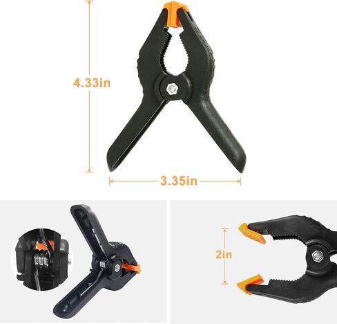 مشابك زنبركية ومشابك خلفية، مشبك شديد التحمل لخلفية الموسلين in Kuwait