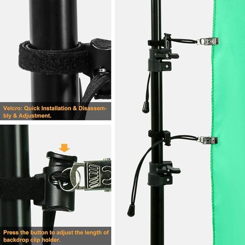 مشابك زنبركية ومشابك خلفية، مشبك شديد التحمل لخلفية الموسلين in Kuwait