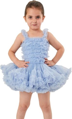 2 أرنب فتاة طفل رضيع سوبر لينة رقيق طبقات راقصة الباليه كشكش تول سموكيد باستيل أومبير توتو فستان in Kuwait