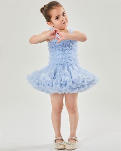 2 أرنب فتاة طفل رضيع سوبر لينة رقيق طبقات راقصة الباليه كشكش تول سموكيد باستيل أومبير توتو فستان in Kuwait