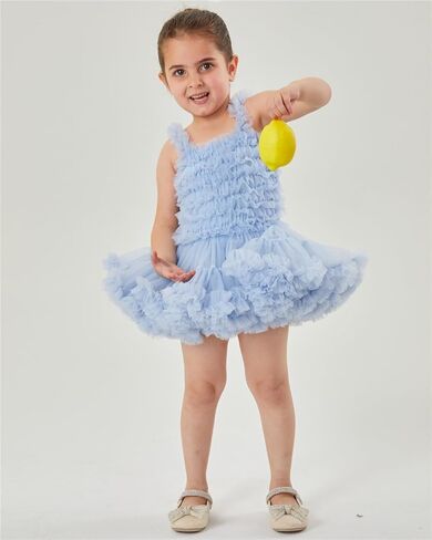 2 أرنب فتاة طفل رضيع سوبر لينة رقيق طبقات راقصة الباليه كشكش تول سموكيد باستيل أومبير توتو فستان in Kuwait