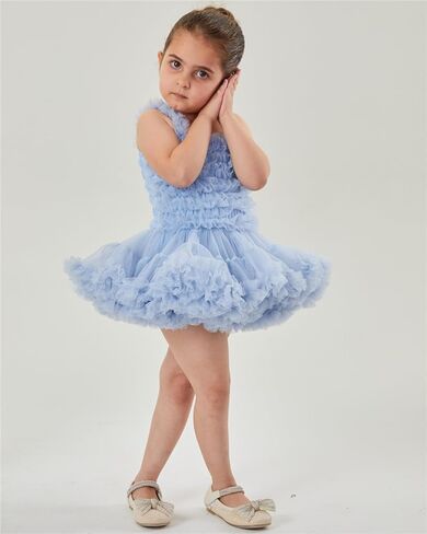 2 أرنب فتاة طفل رضيع سوبر لينة رقيق طبقات راقصة الباليه كشكش تول سموكيد باستيل أومبير توتو فستان in Kuwait