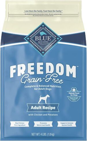 Blue Buffalo Freedom Grain Free Natural Adult Dry Dog Food, Chicken 4-lb in Saudi Arabia