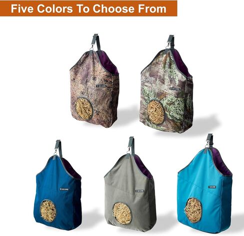 حقيبة حمل القش SIMPLECARRY، حقيبة تغذية بطيئة للخيول، حقيبة حمل حصان ذات سعة كبيرة شديدة التحمل (Max Camo) in Kuwait