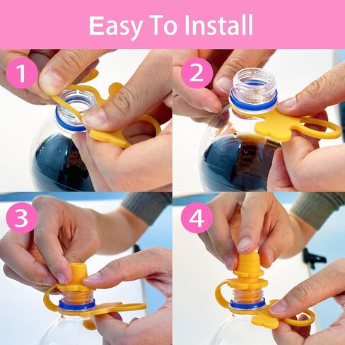 زجاجات سيليكون مانعة للانسكاب بفوهة علوية للاطفال والكبار من انتيكانا، تحمي فم الاطفال، خالية من البيسفينول ايه (مزيج - 5 عبوات) in Kuwait