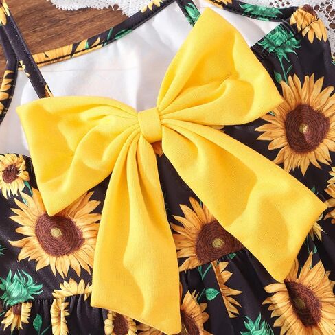 Toddler Summer Dress Dinosaur Spaghetti Strap Backless Sundress Baby Girl Bowknot Birthday Beach Dress in Saudi Arabia