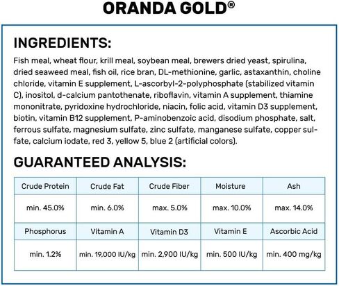 Hikari Oranda Gold Fish Food for Oranda, Lionhead, Azumanishki, Ranchu and Other Fancy Goldfish in Saudi Arabia