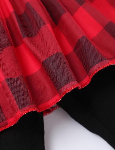 زي طفلة عيد الميلاد الأول بأكمام طويلة، سروال تنورة من التل مع عصابة رأس لعيد الميلاد للأطفال in Kuwait