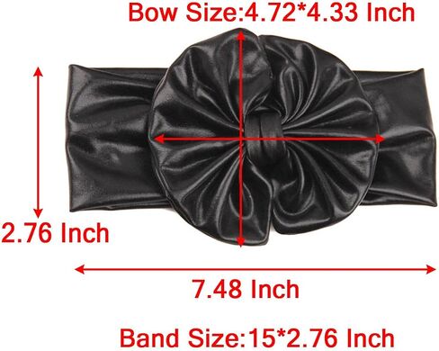 BBTDIN Baby Bronzing Turban Headband Metallic Messy Headwarp Shiny Metallic Gold Hair Band BBG38 (Gold) in Saudi Arabia