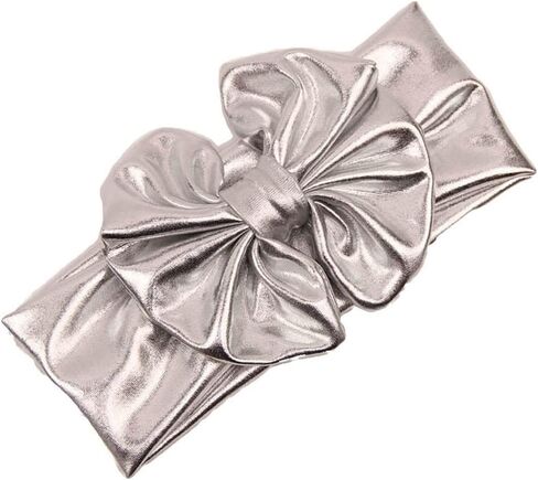 BBTDIN Baby Bronzing Turban Headband Metallic Messy Headwarp Shiny Metallic Gold Hair Band BBG38 (Gold) in Saudi Arabia