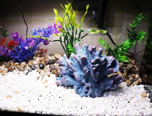 جويس جيفت ديكور كبير لحوض السمك المرجاني، ديكور منظر طبيعي لحوض السمك، ازرق مرجاني in Kuwait