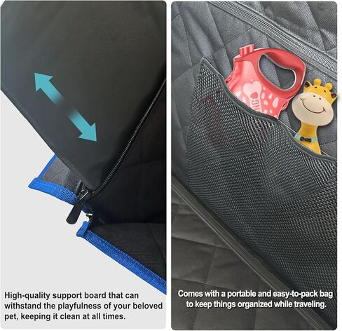 موسع المقعد الخلفي للكلاب، غطاء مقعد السيارة ذو الجزء السفلي الصلب للكلاب in Kuwait