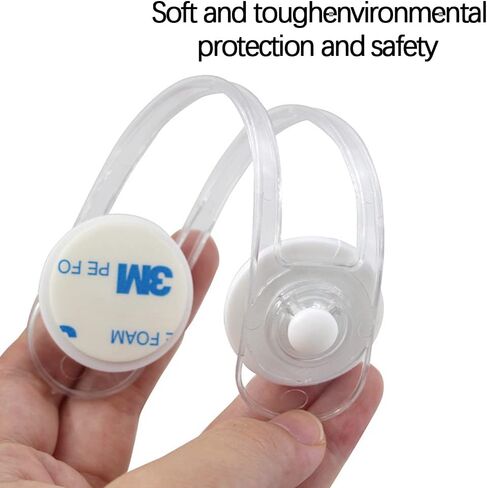 6 عبوات من أقفال سلامة الأطفال، قفل باب خزانة شفاف لسلامة الأطفال، متعدد الوظائف، مزالج سلامة الطفل، أداة حزام خزانة سلامة الطفل لقفل باب الثلاجة ودرج الخزانة in Kuwait