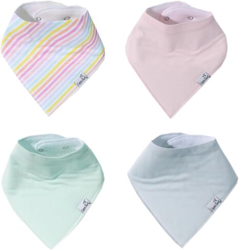 Copper Pearl Baby Bandana Drool Bibs for Drooling and Teething 4 Pack Gift Set in Saudi Arabia