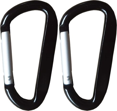 Cute Carabiner Clip, 3" Aluminum Alloy Caribeener D Ring, Spring Snap Hook for Keychain Clip in Saudi Arabia