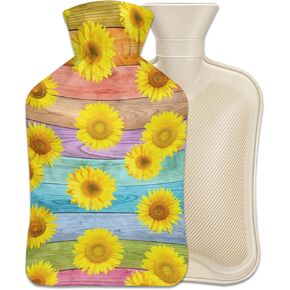 زجاجات مياه ساخنة من Docsckus مع غطاء، كيس ماء ساخن مضغوط ساخن وبارد لتخفيف الألم، تدفئة أقدام اليد، قطة لطيفة in Kuwait