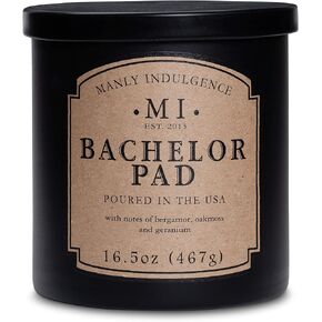 Manly Indulgence Dark & Stormy Candles for Men, 2 Wick, 16.5 oz, Premium Soy Blend Wax, 60H Burn, Candles for Home Scented - Made in The USA in Saudi Arabia