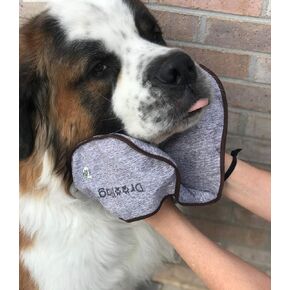 DroolRag Dog Drool Towel (Grey)