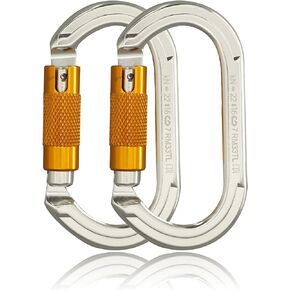 SOB Auto Locking Climbing Carabiner Clips,Heavy Duty Asymmetrical Carabiner Connector Used for Rappelling Gear Rescue Outdoor Projects Dog Leash in Kuwait