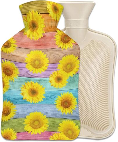 زجاجات مياه ساخنة من Docsckus مع غطاء، كيس ماء ساخن مضغوط ساخن وبارد لتخفيف الألم، تدفئة أقدام اليد، قطة لطيفة in Kuwait