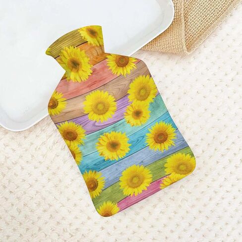 زجاجات مياه ساخنة من Docsckus مع غطاء، كيس ماء ساخن مضغوط ساخن وبارد لتخفيف الألم، تدفئة أقدام اليد، قطة لطيفة in Kuwait