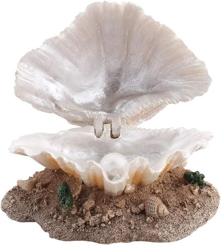 ديكور حوض السمك الشعاب المرجانية تهوية عمل زخرفة خزان الأسماك دائم محاكاة الراتنج قذيفة اللؤلؤ الفوار ديكور الحلي in Kuwait